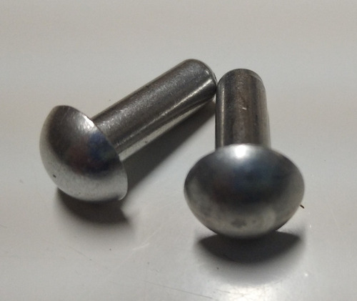 Remache Sólido De Aluminio 1/4 X 3/4 ( Bolsa 100 Unidades )