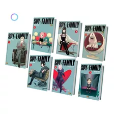 Mangá Spy X Family Vol. 1 Ao 7, Livro Português - Kit Panini