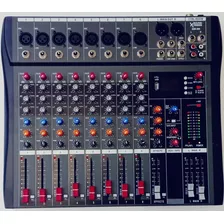 Consola Mixer 8 Canales Bluetooth Usb Phantom Fx Sxm-608