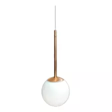 Lampara Colgante Baño Bronce C/tulipa 18cms Bubble Perfecta