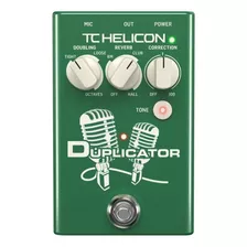 Pedal De Efecto Tc Helicon Duplicator Verde