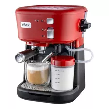 Cafetera Espresso Capuccino Prima Latte Jr.oster Bvstem5501r Color Rojo