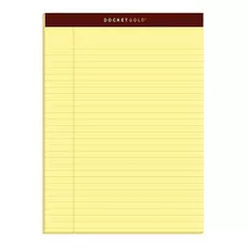 Tops Docket Gold Writing Pads, 8-1/2 X 11-3/4 , Legal Rule