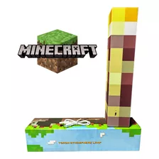 Antorcha De Minecraft Linterna Led Rgb