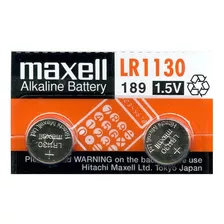 Pila Lr1130 Maxell Bateria Alcalina 189 1.5v X 2 Unidades