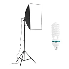 Kit Softbox 50x70 Profissional Com Tripé Portátil 2 Metros