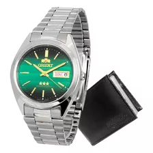 Relógio Orient Masculino Automático 469wa3 E1sx Verde Oferta