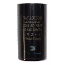 Capacitor De Arranque 590-708 Mfd Uf 110v Motor Eléctrico Fq