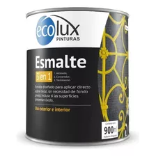 Esmalte Convertidor De Óxido 3 En 1 Ecolux 900 Ml Negro