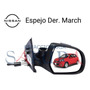 Espejo Retrovisor Izq. Manual March 2016 Nissan