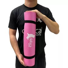 Tapete Yoga Mat Exercícios 0,50x1,80 5mm Df1030 Rosa Dafoca