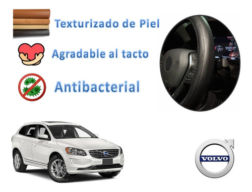 Respaldo + Cubre Volante Piel Volvo Xc60 2015 2016 2017 Foto 5