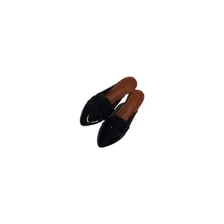 Sapato Feminino Mule Preto Verniz