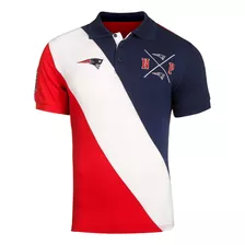 Polo De Manga Corta Hombres Escudo Y Rayas Del Equipo D...