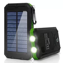 Cargador Solar Ayyie, 10000mah Banco De Energía Solar Paquet