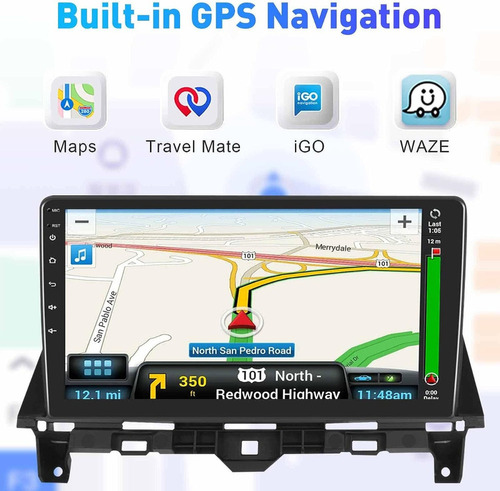 2008 - 2011 Honda Accord Radio Android 10 Car Estreo Foto 4
