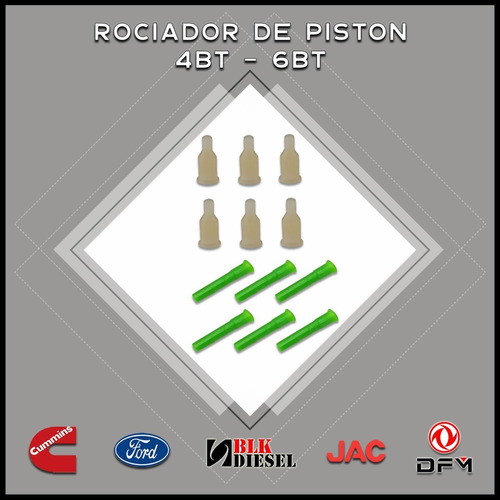 Rociador De Piston 4bt 6bt Ford Cargo/ Jac / Dongfeng