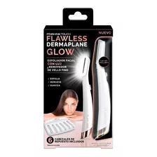 Flawless Removedor De Vello Facial Led Dermaplane Glow Sfn