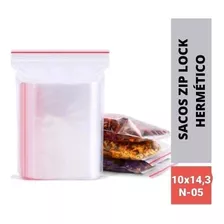 Saco Plástico Zip Lock Hermético 10x14 N°5 C/1.000 Un