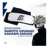 Banda Chunin Naruto Uzumaki Kakashi Sasuke Cosplay Anime