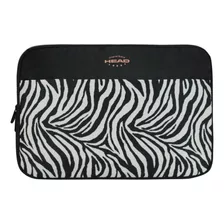 Funda Notebook Zip Hasta 16 Zebra Head