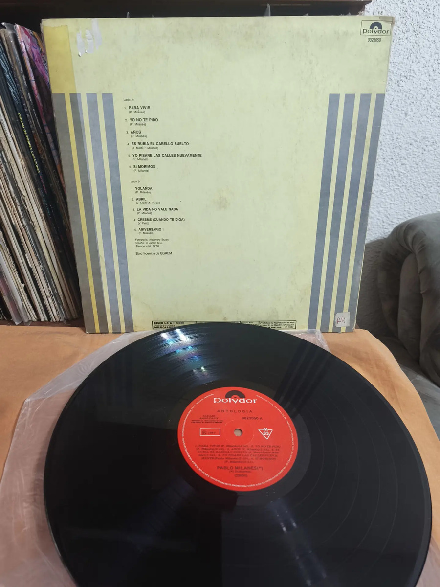 Pablo Milanés - Antología - vinilo 1987