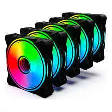 Kit Cooler Fan Onepower Radiant X5 Argb 5x Fan 120mm Led Rgb