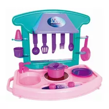 Cozinha Infantil Da Lisy Com Talheres E Panelas Super Toys