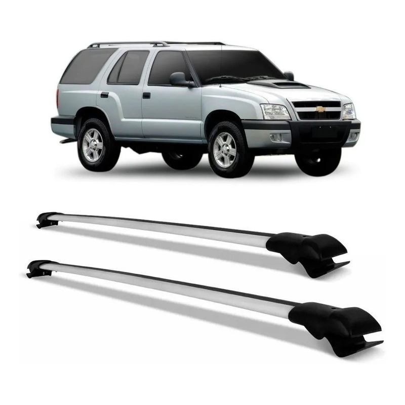 Bagageiro Chevrolet S10 Blazer 95/11 Maleiro Teto SportRack + Rack Travessa  Larga Projecar