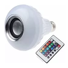 Lampara Led Parlante Bluetooth Control Remoto Blanca Y Rgb