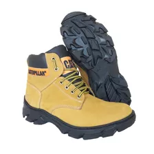 Coturno Caterpillar Em Couro #mega Oferta#