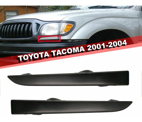 Par De Molduras De Faro Toyota Tacoma 2001-2004 Foto 3