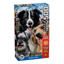 Livro Quebra Cabeca 500pcs Selfie Pets 3742 Grow - Puzzle [0]