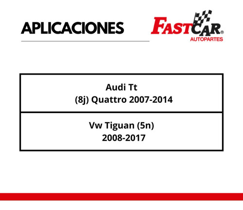 2 Amortiguadores Delanteros Audi Tt 8j Quattro 2007 2014 Foto 4