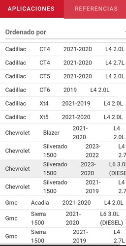 Filtro Aceite Chevrolet Blazer 2.0l 20-21 Foto 2