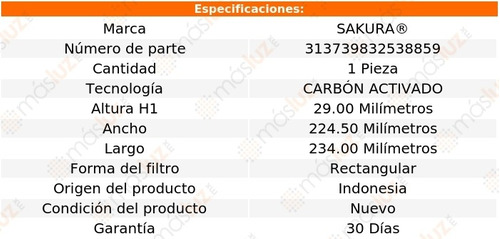 Filtro Aire Acondicionado Carb Act Tlx 2.4l 4 Cil 15/20 Foto 2