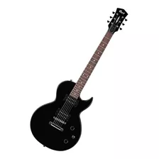 Guitarra Eléctrica Cort Cr Series Cr50 Single-cutaway De Arce Black Con Diapasón De Jatoba