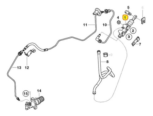 Cilindro Maestro Clutch Mini Cooper 2.0 L4 14-17 Foto 8