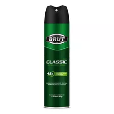 Brut Men Classic Antitranspirante Masculino 150ml Kit C/3 Fragrância Suave