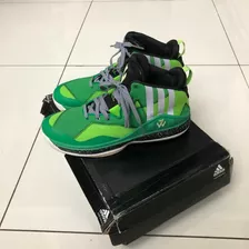 Tenis adidas J Wall 1 Verde / Verde-negro-plata