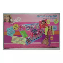 Juego De Mesa Pintate Con Barbie Vintage Mattel