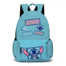 Stitch School Bag Mochila Impermeable Para Estudiantes