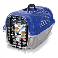 Transportadora Plast Pet N°2 47x34x30cm Azul