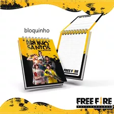 Bloquinho Anotações Freefire- Arquivo Digital