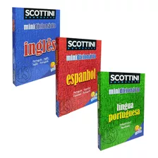 3 Dicionario Ingles Espanhol Ingles Escolar Mini Nova