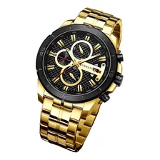 Reloj Para Hombre Marca Curren Pulso Acero Original + Envio