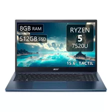 Acer Aspire 3 A315, Ryzen 5, 8gb, 512gb, 15.6 Fhd Tactil