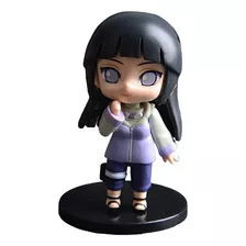 Miniatura Hinata Hyuga Anime Naruto Boneco Brinquedo 8 Cm