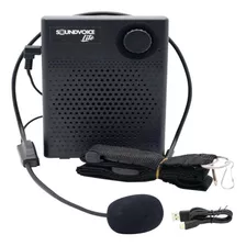 Kit Professor Soundvoice Avp105 Mic Headset + Caixa Portátil