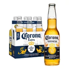 Cerveza Corona Clásica American Adjunct Lager 330 ml 6 Unidades